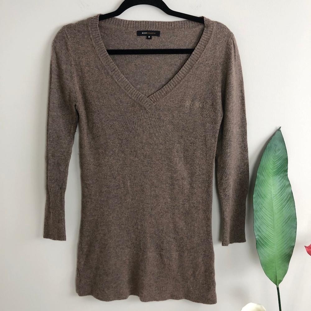 BCBGMAXAZRIA Chocolate Brown Soft Sweater